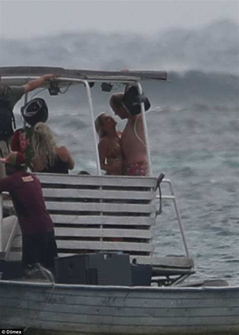 Jarrod Cant Keep Hands Off Bikini Clad Keira Maguire