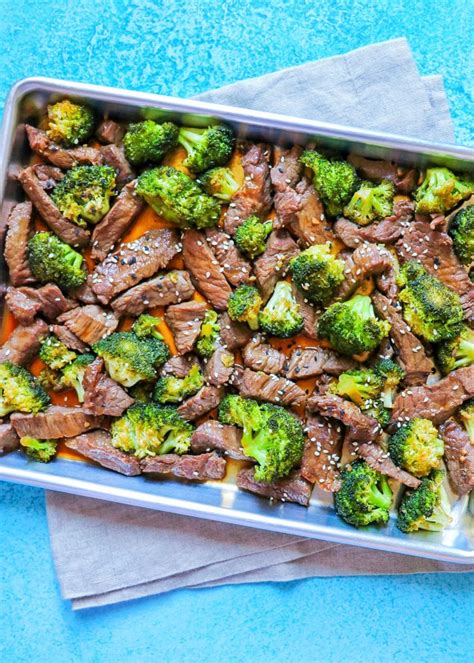 Sheet Pan Beef And Broccoli Fab Everyday