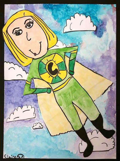 The Second Grade Kids Created Superhero Self Portraits I Have Been