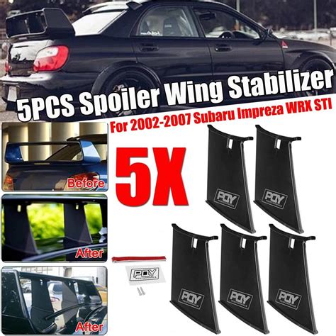 Car And Truck Exterior Parts Auto Parts And Accessories 2x Trunk Spoiler