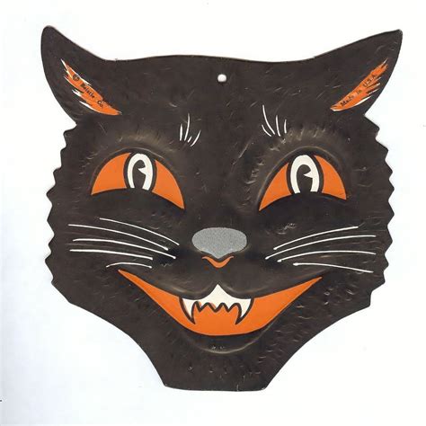 Vintage Black Cat Halloween Decorations Kraibmmifs Video