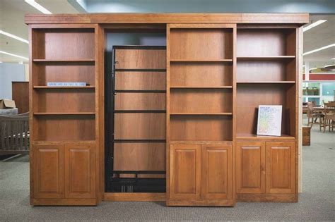 Murphy Bed With Sliding Shelves