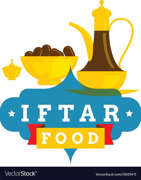 Ramadan Kareem Graphic Iftar Party Royalty Free Vector Image