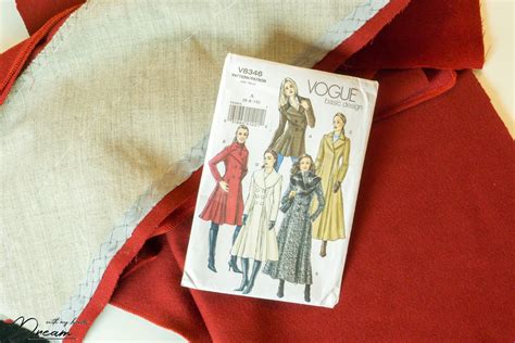 A Wool Coat For Winter Part 3 Cutting And Interfacing