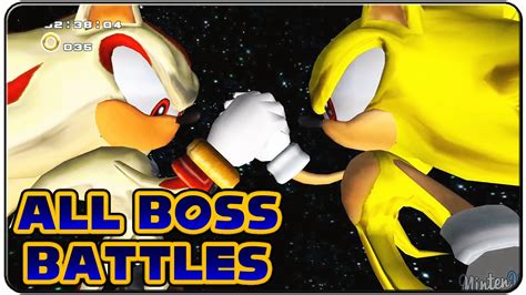 Sonic Adventure 2 All Bosses Youtube