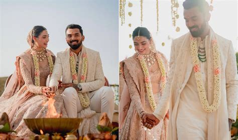 Kl Rahul Athiya Shetty Tie Marriage Knot Share Wedding Pictures On