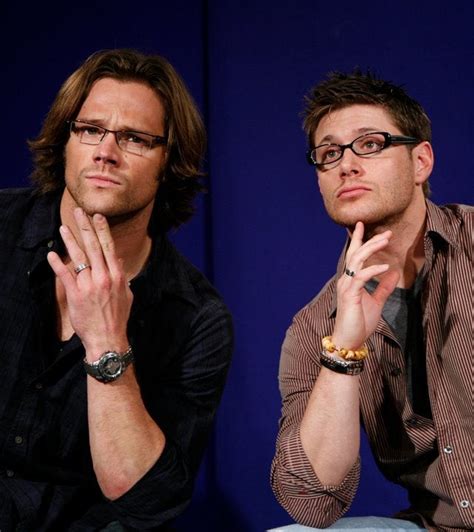 jared padalecki and jensen ackles wearing sexy glasses anyone ladyboners