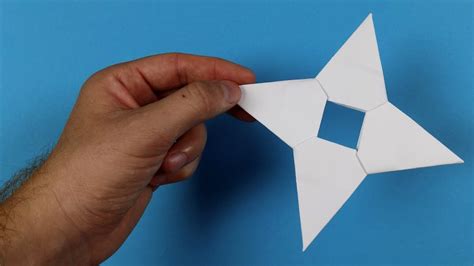 Origami Shuriken How To Make A Paper Ninja Star Shuriken YouTube