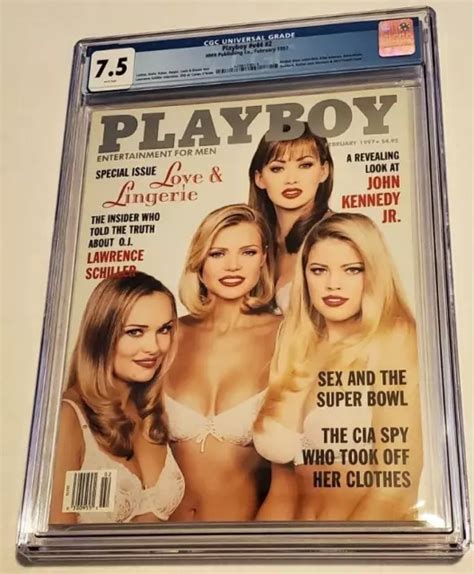 Cgc Playboy Magazine February Playmate Kimber West Lingerie