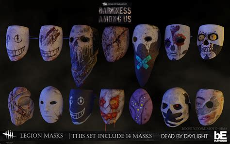 Dead By Daylight Legion Masks Extracted And Mimoto Sims