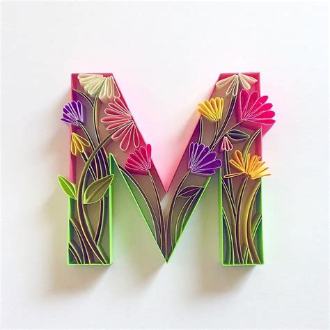Letter m template and song for kids from kiboomu. Sabeena Karnik Creates Beautiful Art From Colored Pieces ...