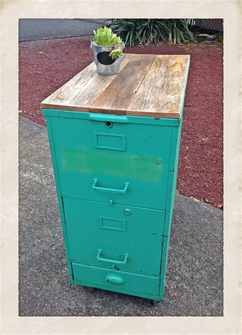 Offering multipurpose and practical storage solutions the relax office furniture deluxe range will keep your office organized and looking neat and tidy. Steel filing cabinet with original paint & reclaimed wood ...