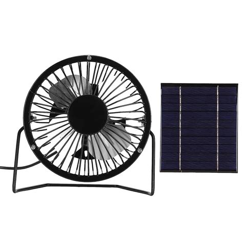 Solar Panel Fan 25w 5v Solar Power Usb Output Portable Wide