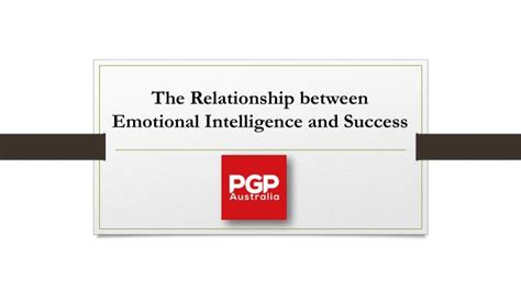 ppt the relationship between emotional intelligence and success premium graduate placements