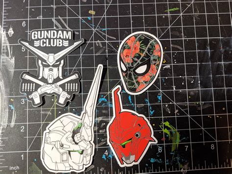 I Make Gundam Stickers And I Wanted To Show Off Some Of My Recent Designs