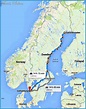 Gothenburg Sweden Map - TravelsFinders.Com