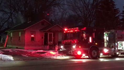 Saginaw Firefighters Quickly Extinguish House Fire On Webber Street