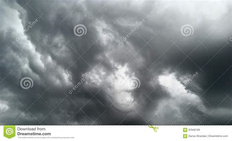 Heavy Rain Clouds Stock Image Image Of Season Summer 97848199