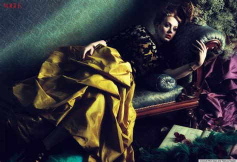 Adele Covers Vogue March 2012 See The Pics Photos Huffpost