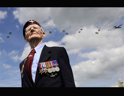 Briton Fred Glover Formerly Of The British 9th Parachute Regiment