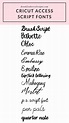 Best Cricut Access Fonts - Brooklyn Berry Designs