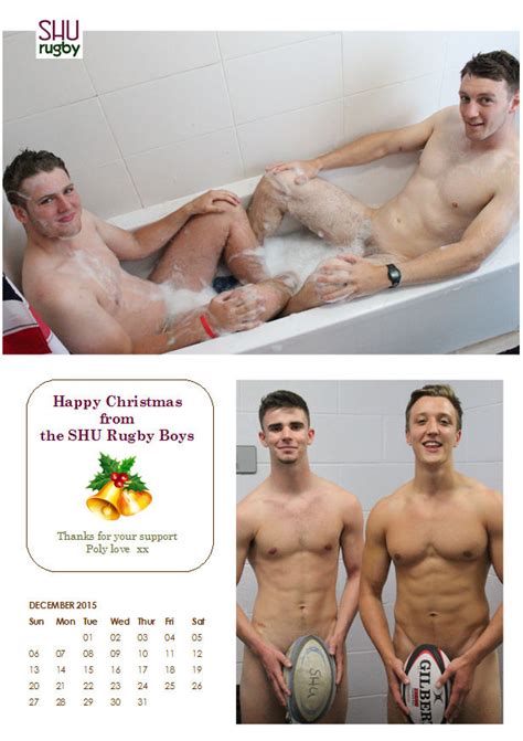 SHU Rugby 2015 Nude Calendar And Behind The Scenes Making Of Film
