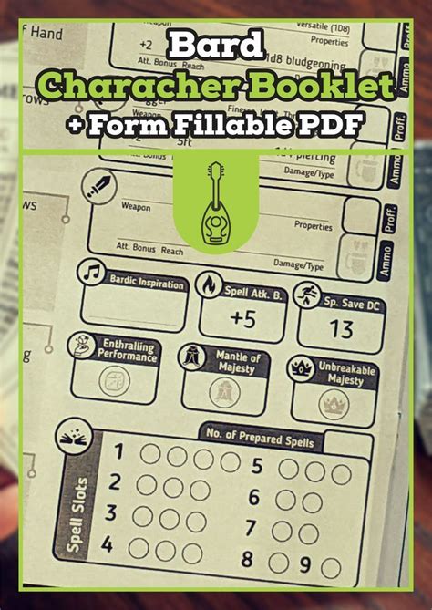 Highly Specialized Character Sheets Not Only Specific To Your Class But Even Your Subclass