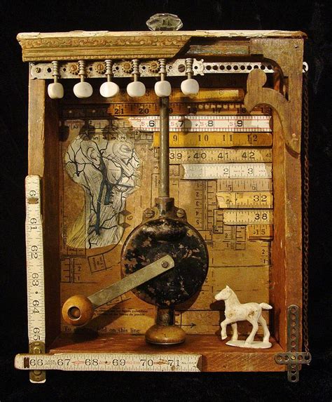 Full Steam Assemblage By Dianne Hoffman Shadow Box Art Art Found Art