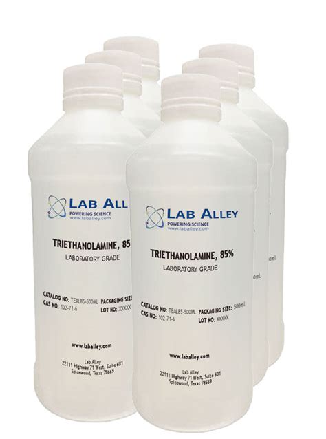 Buy Triethanolamine 85 Lab Grade 38 Bulk Sizes Lab Alley