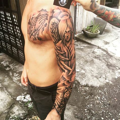 Full Sleeve Tattoo Ideas For Guys ~ 47 Sleeve Tattoos For Men Bodemawasuma