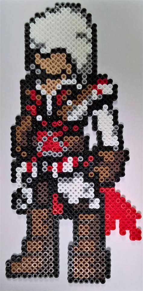 Large Assassin S Creed Ezio Perler Bead Art Perler Beads Bead Art