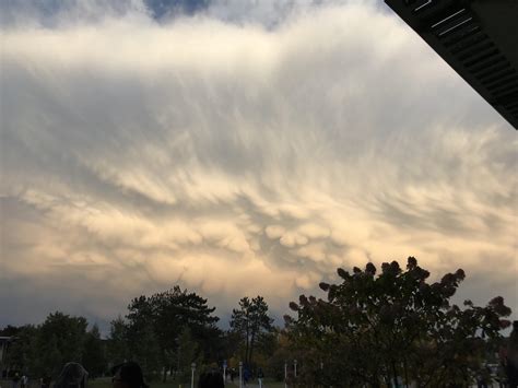 These Crazy Clouds Taken By The Earth Science Building Rualbany