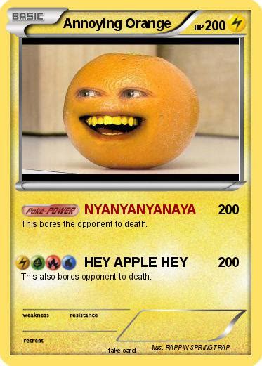 Pokémon Annoying Orange 1944 1944 Nyanyanyanaya My Pokemon Card