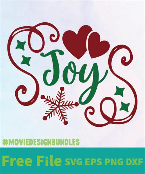 JOY 2 FREE DESIGNS SVG, ESP, PNG, DXF FOR CRICUT - Movie Design Bundles