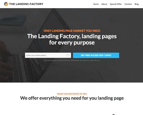 Landing Page Agency Opt In Page The Landing Factory