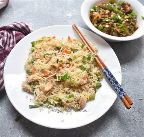 Season with salt and pepper then cook the chicken for about 10 minutes or until cooked through. Chicken Fried Rice Recipe /Restaurant style Chinese Fried ...