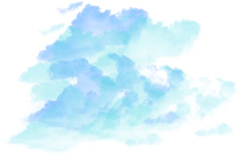 Download Hd Ftestickers Watercolor Sky Clouds Coloredclouds Teal Pink