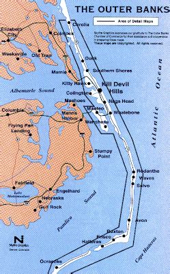 What some outer banks maps don't show is the very helpful mile post indicators, starting at mp 1 in kitty hawk going progressively higher in number as you travel south through nags head and onto hatteras island. Marinduque - My Island Tropical Paradise: North Carolina Outer Banks and Vicinity