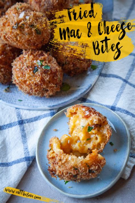 Fried Mac And Cheese Bites Fried Mac And Cheese Balls Eat The Love
