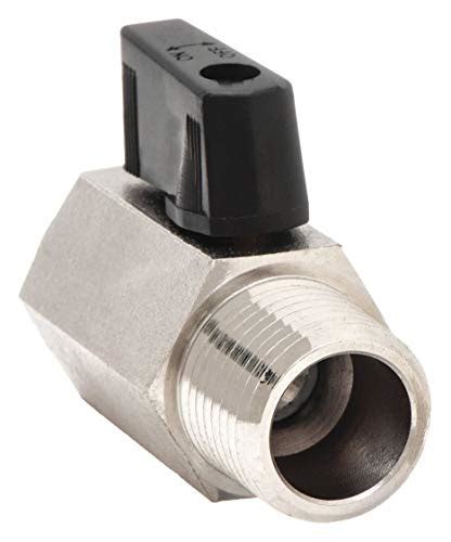 Cai Approved Nickel Plated Brass Fnpt X Mnpt Mini Ball Valve Wedge 1