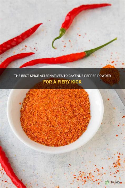 The Best Spice Alternatives To Cayenne Pepper Powder For A Fiery Kick