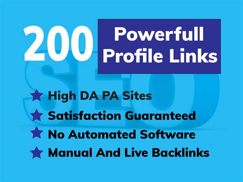 I Will Do 200 Profile Backlinks For 5 Seoclerks