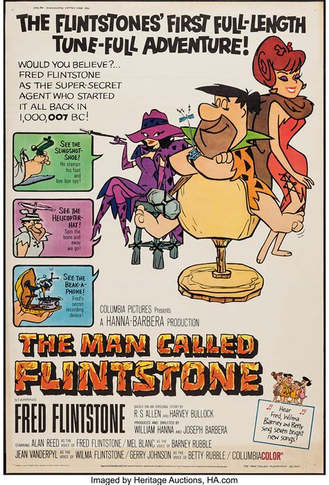 The Man Called Flintstone Columbia 1966 Poster 40 X 60 Lot
