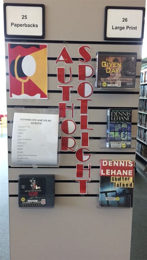 Author Spotlight And Read Alikes At Fairlawn Bath Author Spotlight Library Displays Summer