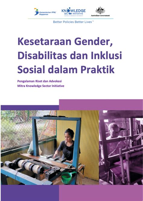 Kesetaraan Gender Disabilitas Dan Inklusi Sosial Dalam Praktik