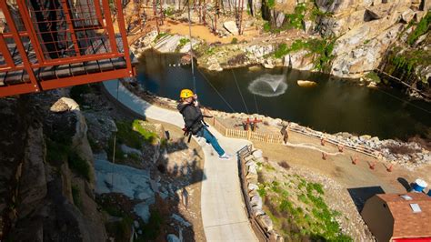 Free Fall | Jump from Quarry's Rim | Quarry Park Adventures