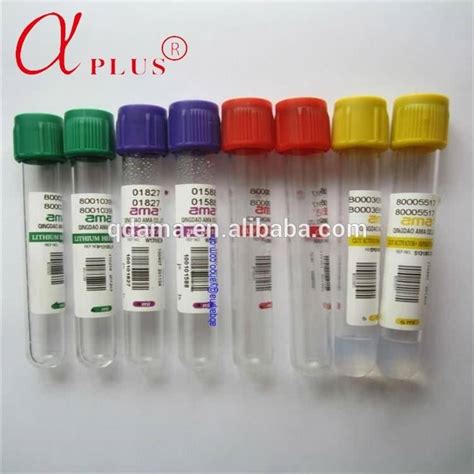 China Glass PET Black ESR Bd Vacutainer Vacuum Blood Collection Test