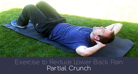 Exercise To Reduce Lower Back Pain