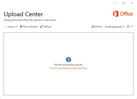 How To Disable The Microsoft Office Upload Center Tech News Log