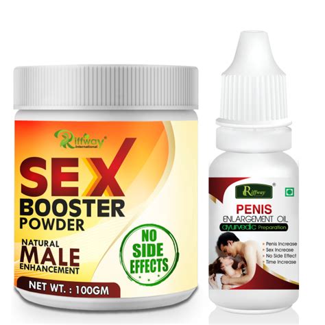 Buy Riffway Sex Booster Powder 100 Gm Penis Enlargement Oil 15 Ml Online At Discounted Price